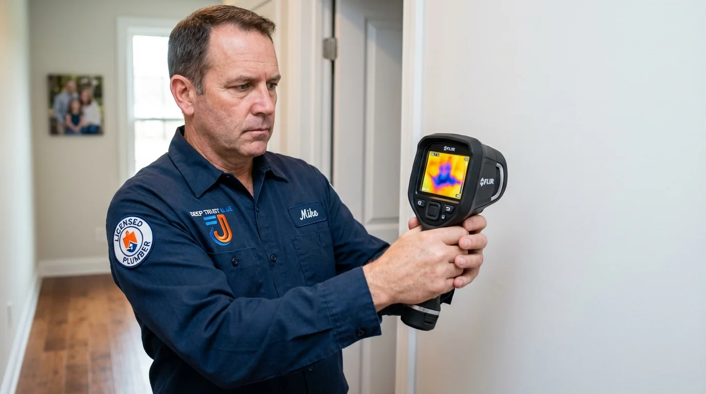 Thermal imaging leak detection by Johns Plumbing LLC in Murray